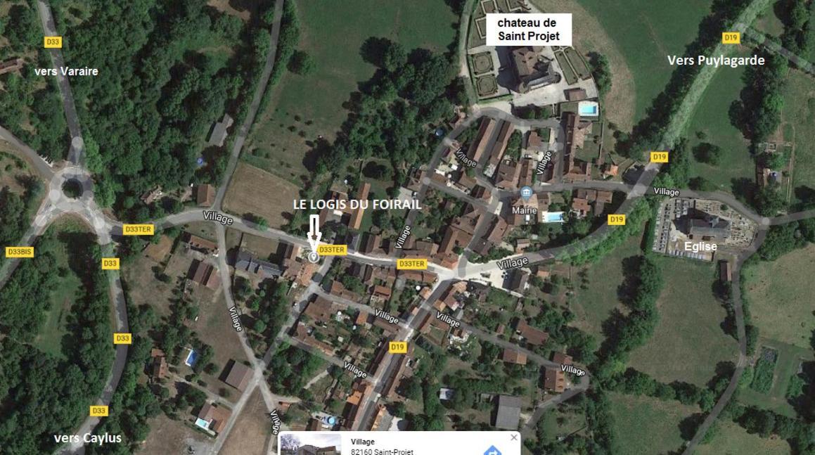 Ferienwohnung Le Logis Du Foirail Saint-Projet  Exterior foto